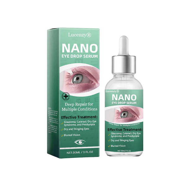 Lucenzy® Nano Eye Drops Serum 👩⚕️ Ophthalmologists Recommended (Perfect for Presbyopia, Dry Eye Syndrome, Glaucoma, Cataracts, and Diabetic Retinopathy) 🍃