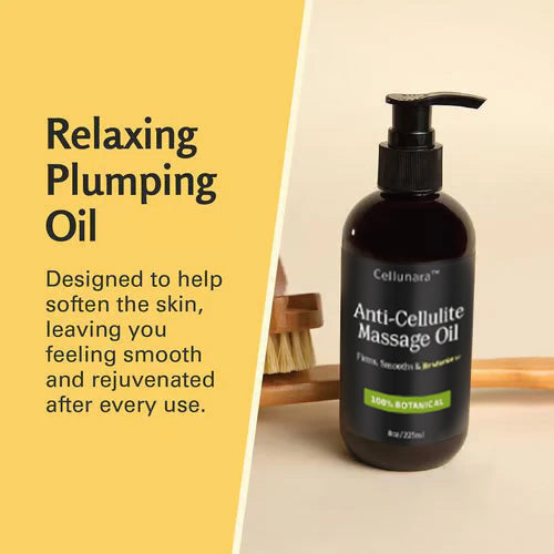 【Last Day Promotion 49% ОFF】🌿Cellunara™ Anti-Cellulite Massage Oil 8oz✨ Smooth & Restore Skin Texture💆♀️