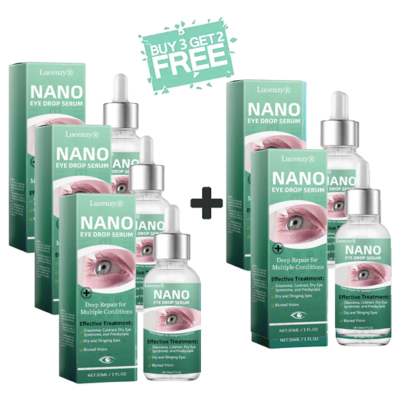 Lucenzy® Nano Eye Drops Serum 👩⚕️ Ophthalmologists Recommended (Perfect for Presbyopia, Dry Eye Syndrome, Glaucoma, Cataracts, and Diabetic Retinopathy) 🍃