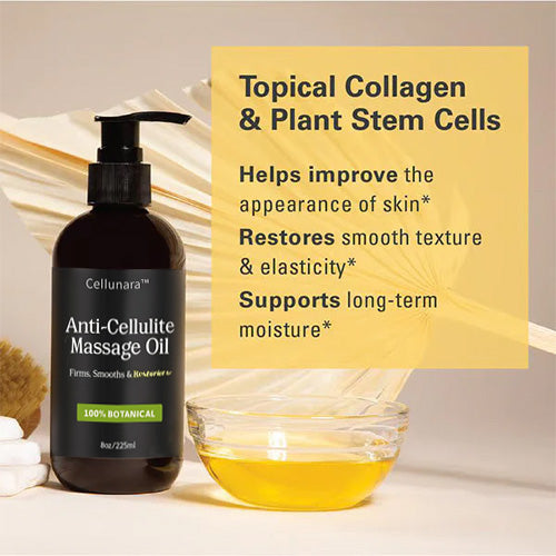 【Last Day Promotion 49% ОFF】🌿Cellunara™ Anti-Cellulite Massage Oil 8oz✨ Smooth & Restore Skin Texture💆♀️