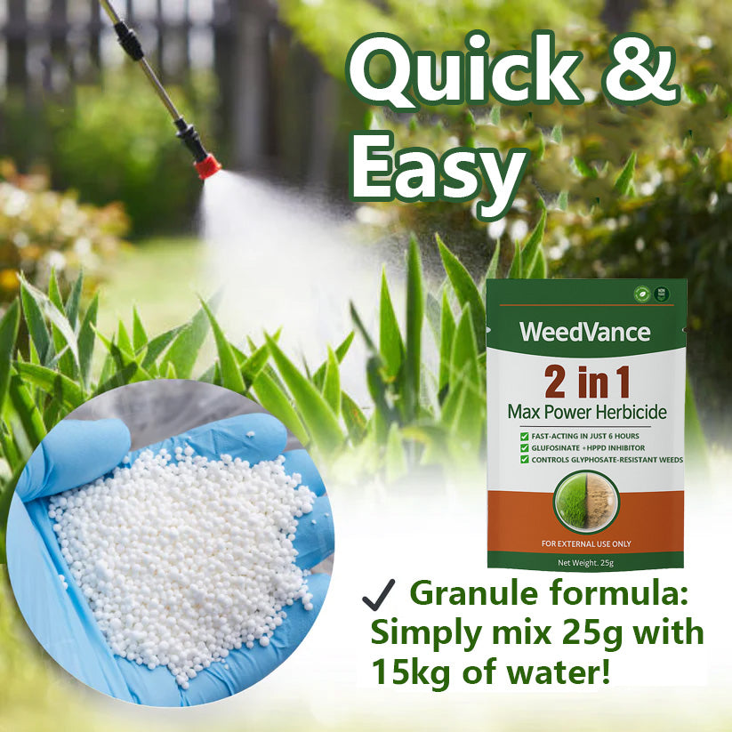 š Official WeedVanceĀ® Store | ā” Visible Results in Just Hours with 2-in-1 Max Power Herbicide