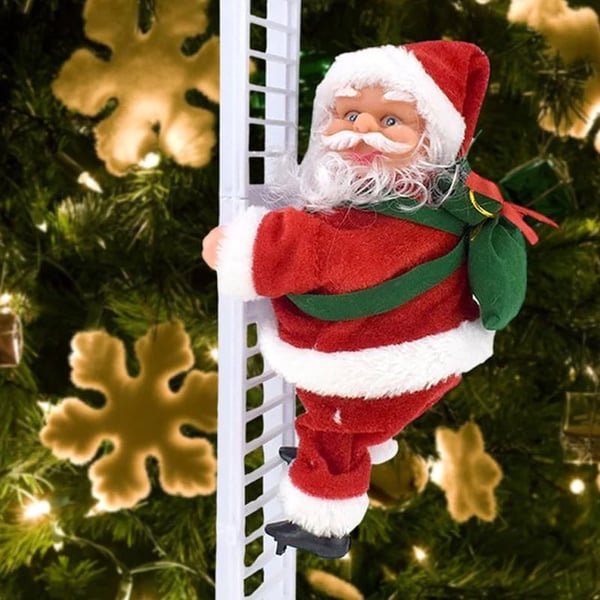 🎄 Christmas Sale: Climbing beads and ladders Santa Claus doll🎄🎄