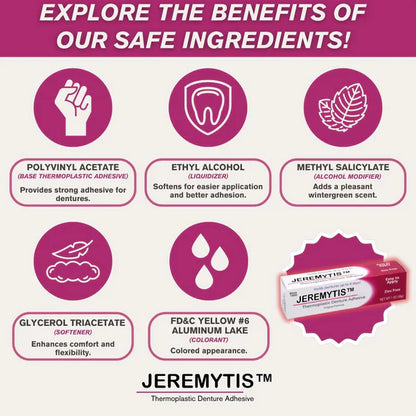 ⏰[Official Brand Store  ] DenturaMax™ Thermoplastic Denture Adhesive(✨BUY 2 GET 1 FREE🎁)