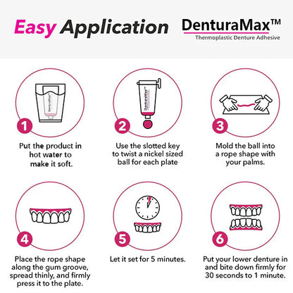 ⏰[Official Brand Store  ] 🦷 DenturaMax™ Thermoplastic Denture Adhesive  👨‍⚕️