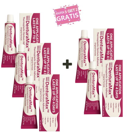 ⏰[Official Brand Store  ] 🦷 DenturaMax™ Thermoplastic Denture Adhesive  👨‍⚕️ Dentist Recommended | Perfect for Loose Dentures, Gum Irritation, and Long-Lasting Hold