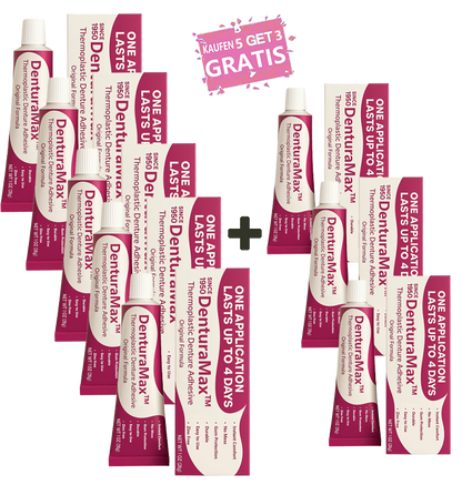 ⏰[Official Brand Store  ] 🦷 DenturaMax™ Thermoplastic Denture Adhesive  👨‍⚕️ Dentist Recommended | Perfect for Loose Dentures, Gum Irritation, and Long-Lasting Hold