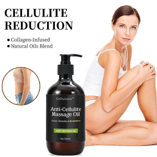 【Last Day Promotion 49% ОFF】🌿Cellunara™ Anti-Cellulite Massage Oil 8oz✨ Smooth & Restore Skin Texture💆‍♀️