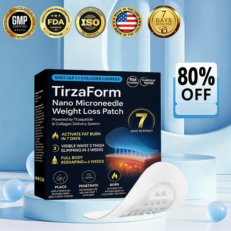 🔥 Best Seller-TirzaForm® SMGT-GLP-1 𝐓𝐢𝐫𝐳𝐞𝐩𝐚𝐭𝐢𝐝𝐞 & 𝐂𝐨𝐥𝐥𝐚𝐠𝐞𝐧 𝐍𝐚𝐧𝐨 𝐌𝐢𝐜𝐫𝐨𝐧𝐞𝐞𝐝𝐥𝐞 𝐖𝐞𝐢𝐠𝐡𝐭 𝐋𝐨𝐬𝐬 𝐏𝐚𝐭𝐜𝐡