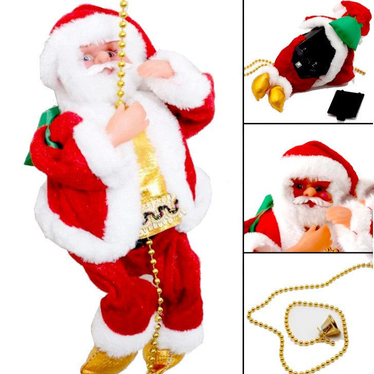 🎄 Christmas Sale: Climbing beads and ladders Santa Claus doll🎄🎄